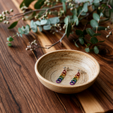 Contemporary Artisan Pride Earrings: Colorful Pride Rings on Sterling Silver Posts