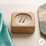 Contemporary Artisan Boho Pride Rainbow Stainless Steel Leverback Earrings, 1 1/2"