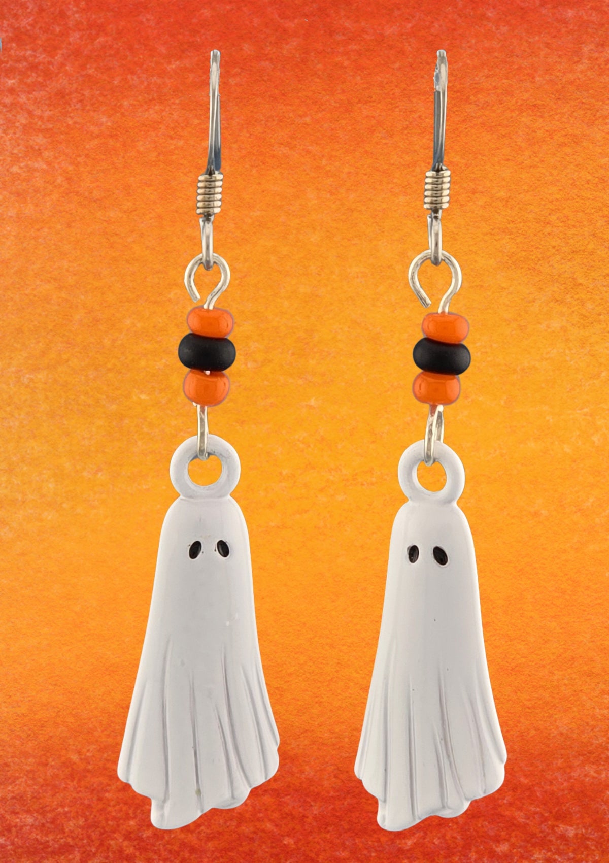 Boo-tiful Ghost Earrings for a Friendly Fright