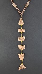 Fish-Eye Catching Chunky Necklace and Earring Set