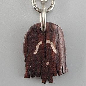 Primitive Musk Ox Zipper Pull Hand-Carved Bone Alaskan Made