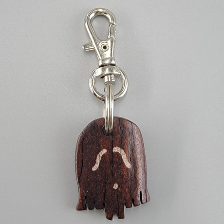 Primitive Musk Ox Zipper Pull Hand-Carved Bone Alaskan Made