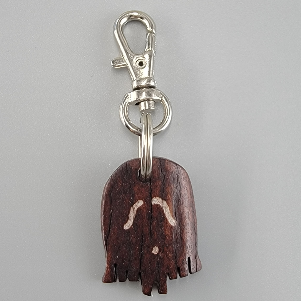 Primitive Musk Ox Zipper Pull Hand-Carved Bone Alaskan Made