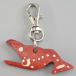 Primitive Red Salmon Zipper Pull Hand-Carved Bone Alaskan 