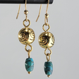 Turquoise and Gold Fill Earrings